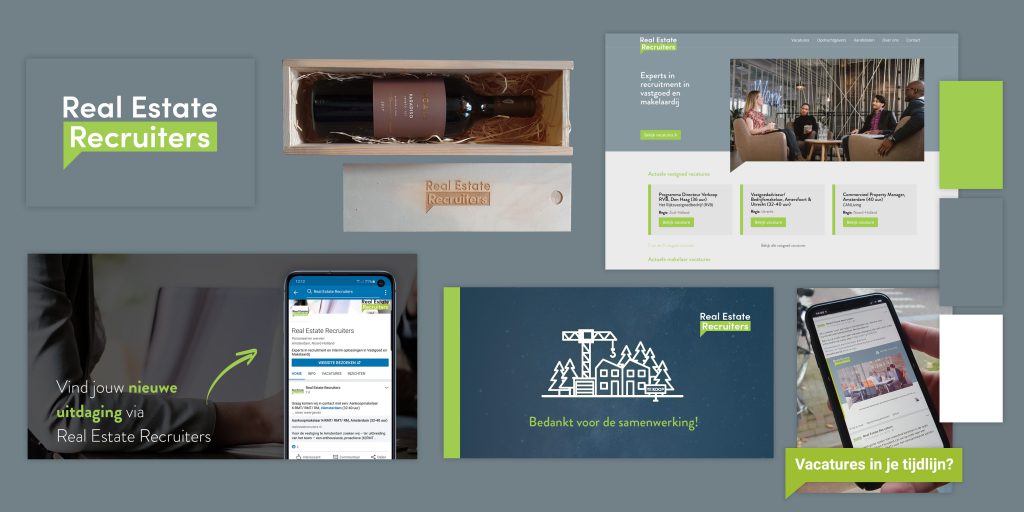 Merk en website Real Estate Recruiters